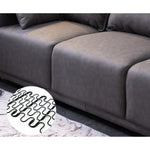 【高品質】松 木 枠 エアレザー 綿 ソファー - モダンデザイン?快適な座り心地! ja-18