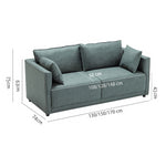 【高品質】松 木 枠 エアレザー 綿 ソファー - モダンデザイン?快適な座り心地! ja-18