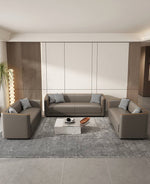 高級ソファー|松木フレーム?エアレザー?コットン?合皮の優れた素材を使用 ja-21