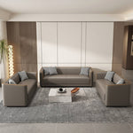 高級ソファー|松木フレーム?エアレザー?コットン?合皮の優れた素材を使用 ja-21