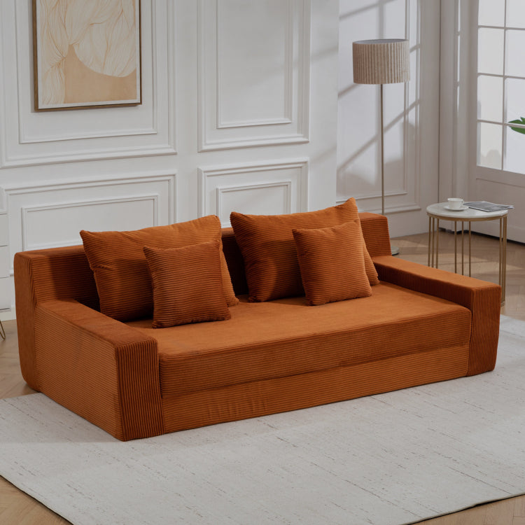 モジュール式 圧縮タイプ ソファーベッド|折りたたみ 1〜2人用 畳風 リビング・寝室対応 jajj-0226-70