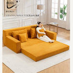 モジュール式 圧縮タイプ ソファーベッド|折りたたみ 1〜2人用 畳風 リビング・寝室対応 jajj-0226-70