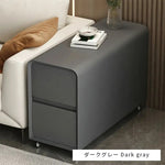 リビングサイドキャビネット可動式クリーム風スリムデザインモダンミニサイドテーブル yk-b2