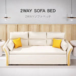 ソファー カーキ ベージュ ブルー ブラウン ダークグレー ホワイト アッシュ スチール jxjj-03-sofabed