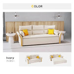 ソファー カーキ ベージュ ブルー ブラウン ダークグレー ホワイト アッシュ スチール jxjj-03-sofabed