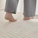 キュートクリーム風 リビングラグ ラグマット 高級感 フェイクカシミヤ調 カーペット 防水 防汚 拭くだけ簡単 洗濯不要 お手入れ簡単 kbf-02