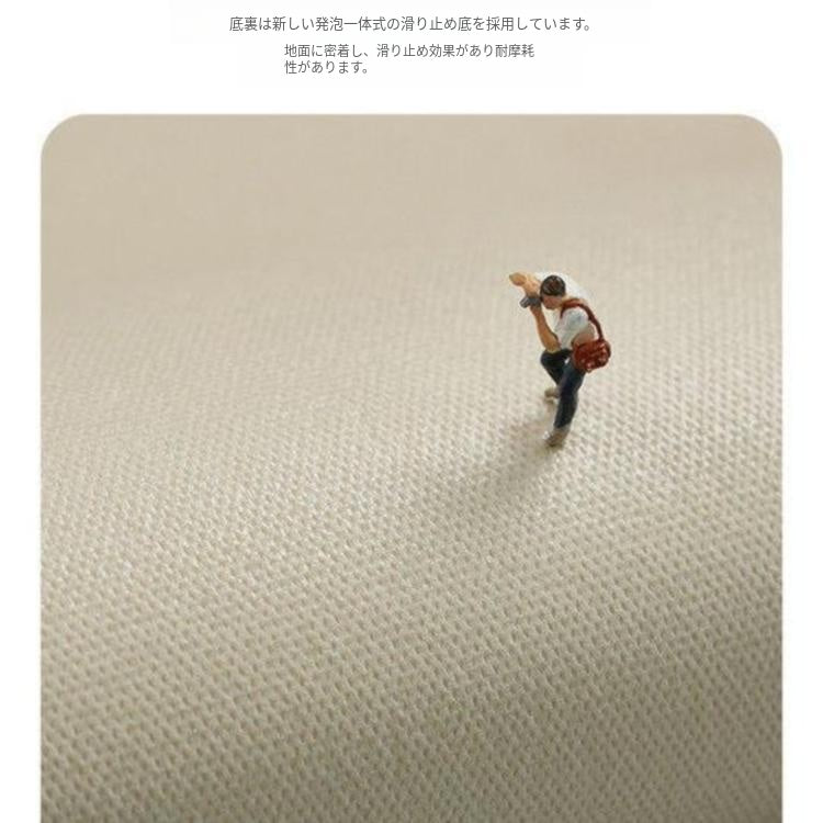 キュートクリーム風 カラフルラグ ラグマット リビング PVCカーペット 防水 防汚 拭き取り簡単 洗濯不要 寝室マット kbf-07