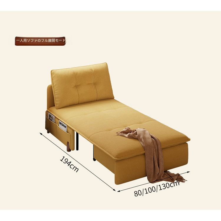 電動ソファーベッド 伸縮式 一体型 2WAY|省スペース リビング・書斎対応 mgj-0203-31