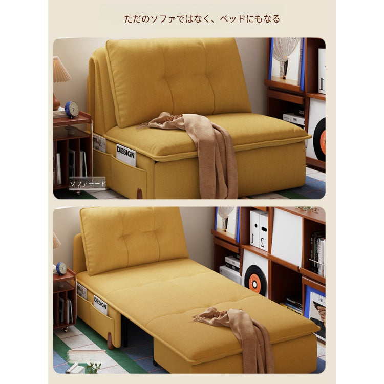 電動ソファーベッド 伸縮式 一体型 2WAY|省スペース リビング・書斎対応 mgj-0203-31