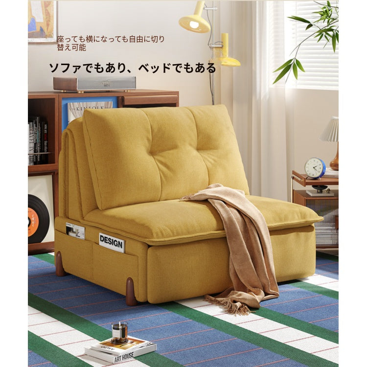 電動ソファーベッド 伸縮式 一体型 2WAY|省スペース リビング・書斎対応 mgj-0203-31