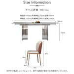 テーブル ホワイト ブラック セラミック mls-001-table