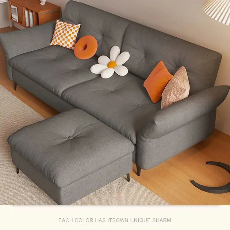 ソファー ライトグレー ダークグレー カラー1 パイン ファブリック mr-163