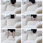 贅沢な座り心地!パイン材 シャニール ダウン ソファー my-352