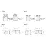贅沢な座り心地!パイン材 シャニール ダウン ソファー my-352