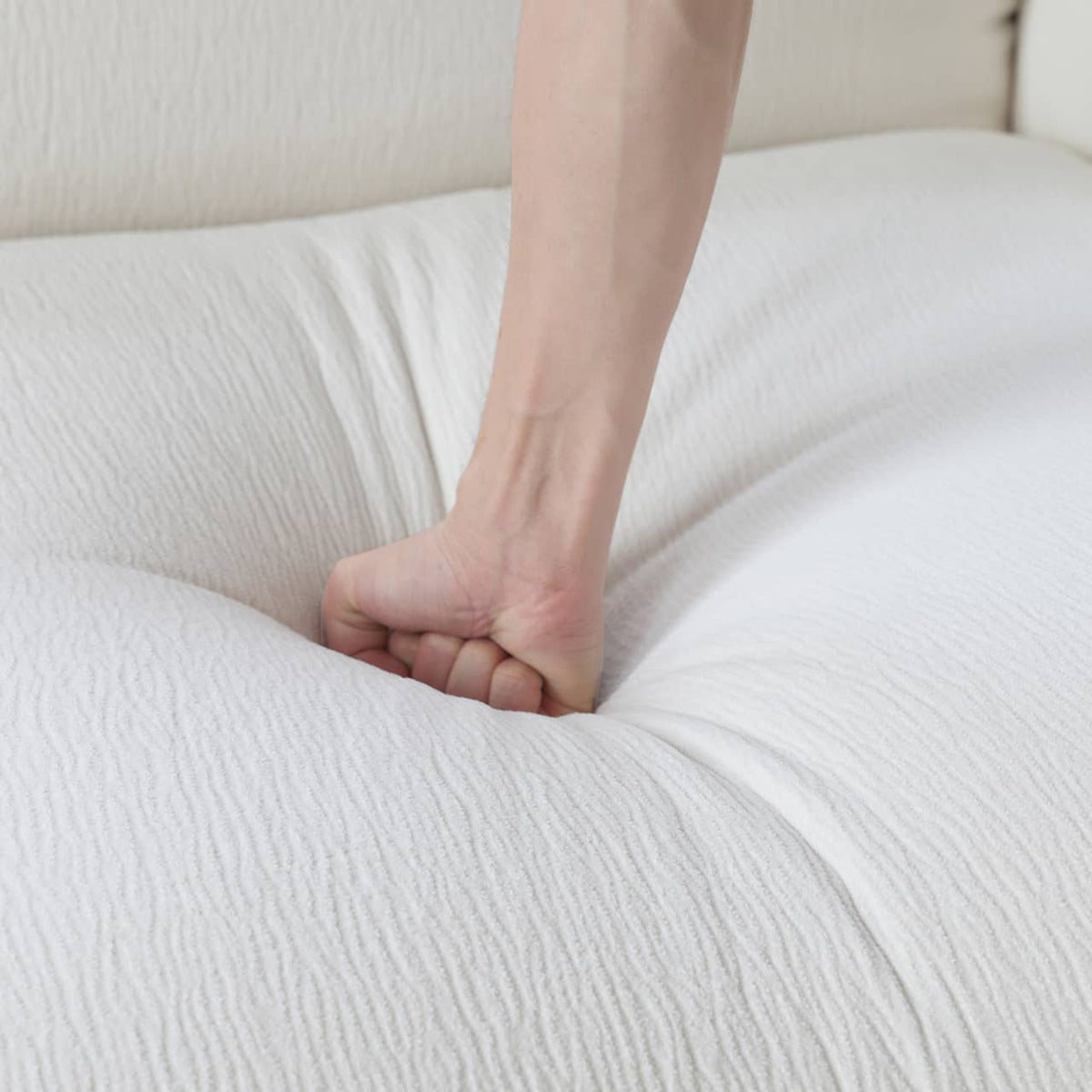 贅沢な座り心地!パイン材 シャニール ダウン ソファー my-352