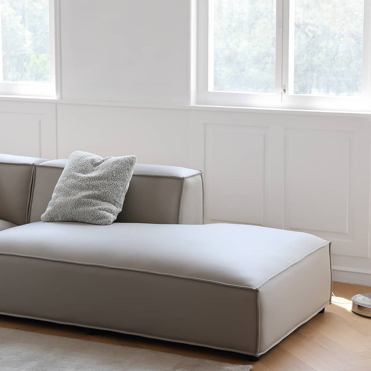 高級パイン材使用!快適ダウン入り合皮ソファー my-359