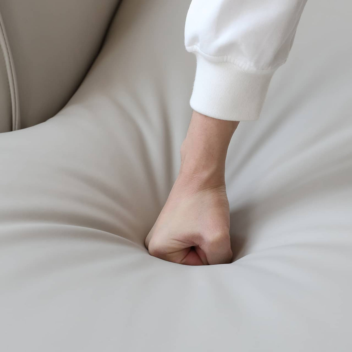 高級パイン材使用!快適ダウン入り合皮ソファー my-359