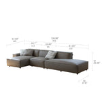 高級パイン材使用!快適ダウン入り合皮ソファー my-359