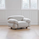 高級感漂うパイン材と合皮のソファー—ステンレス&アッシュ材で丈夫なデザイン my-374