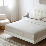 パイン材×レザー×スチール? 高級感あふれるデザインベッド my-376