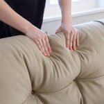 「贅沢なパイン材使用?スエード&ダウン仕上げの極上ベッド」 my-377