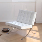 高級ステンレスフレーム使用!快適フェイクレザーチェア my-382