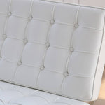 高級ステンレスフレーム使用!快適フェイクレザーチェア my-382