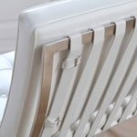 高級ステンレスフレーム使用!快適フェイクレザーチェア my-382