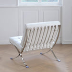 高級ステンレスフレーム使用!快適フェイクレザーチェア my-382