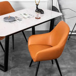 チェア グレー ブラック ブラウン イエロー ブルー 合成皮革 myxjj-jb-802-chair