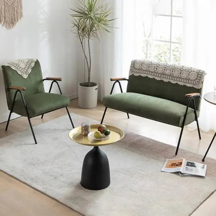 チェア ブルー カーキ レッド グレー グリーン 千鳥 高密度ウレタン コーデュロイ myxjj-jb-806-sofa