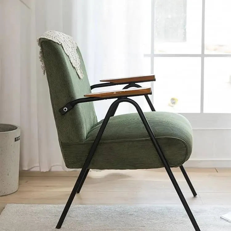 チェア ブルー カーキ レッド グレー グリーン 千鳥 高密度ウレタン コーデュロイ myxjj-jb-806-sofa