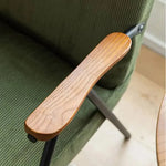 チェア ブルー カーキ レッド グレー グリーン 千鳥 高密度ウレタン コーデュロイ myxjj-jb-806-sofa