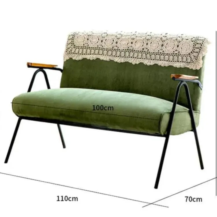 チェア ブルー カーキ レッド グレー グリーン 千鳥 高密度ウレタン コーデュロイ myxjj-jb-806-sofa