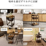 カート ブラウン 天然木 スチール ogj-zwj045-trolley