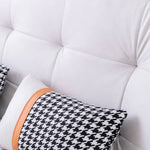 エアレザー&木材使用 高品質綿ソファー - 上質な快適さを毎日提供 qm-10