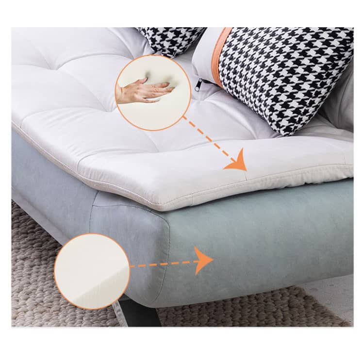 エアレザー&木材使用 高品質綿ソファー - 上質な快適さを毎日提供 qm-10