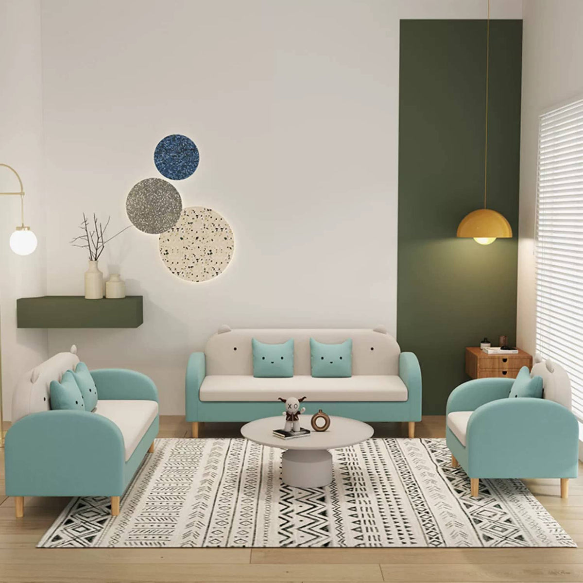 【高級感溢れる】木製フレーム&テリークロスの綿ソファー - 快適な座り心地 qm-11