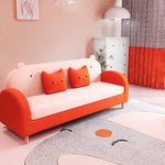 【高級感溢れる】木製フレーム&テリークロスの綿ソファー - 快適な座り心地 qm-11