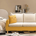 高級木製ソファー|快適なテリークロス&綿素材のソファーセット qm-12