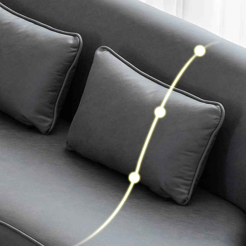 【高品質ソファー】木製フレーム&エアレザー&綿生地使用、極上の快適さを実現 qm-13