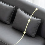 【高品質ソファー】木製フレーム&エアレザー&綿生地使用、極上の快適さを実現 qm-13