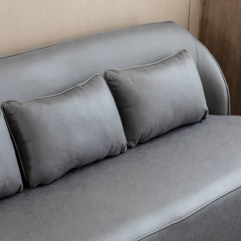 【高品質ソファー】木製フレーム&エアレザー&綿生地使用、極上の快適さを実現 qm-13