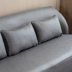 【高品質ソファー】木製フレーム&エアレザー&綿生地使用、極上の快適さを実現 qm-13