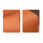 高級木製エアレザーソファー | 快適なナイロン&綿素材 qm-15