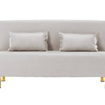 高級木製エアレザーソファー | 快適なナイロン&綿素材 qm-15