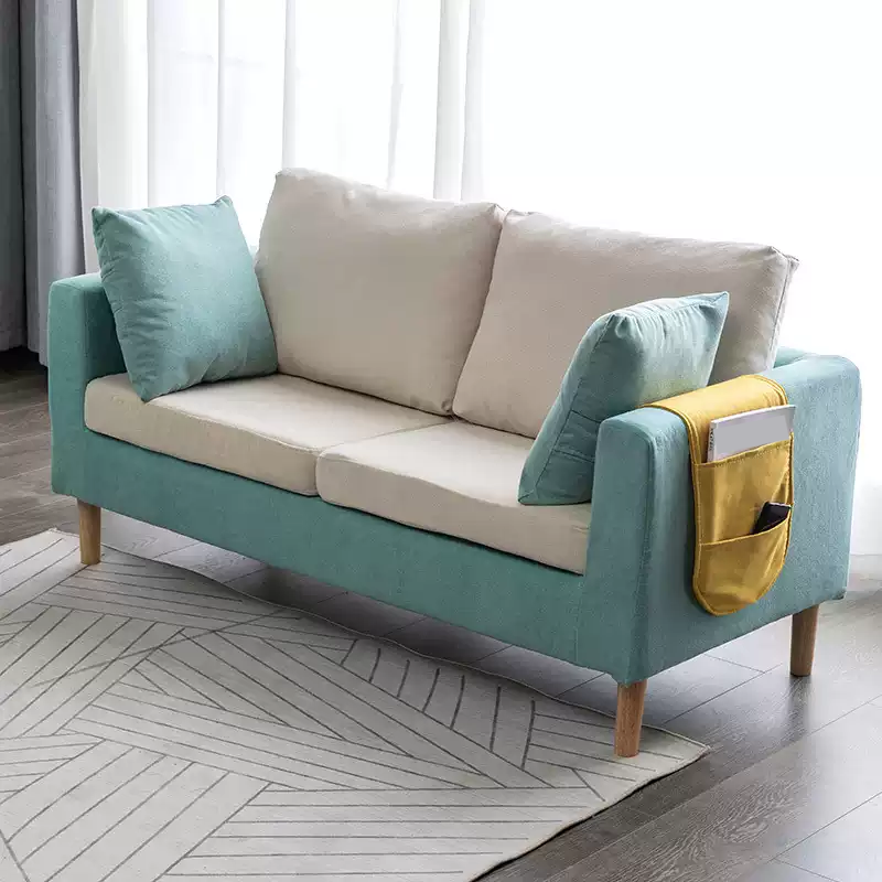 北欧風布製ソファ 小型住宅向けシンプルデザイン 一人掛け二人掛け三人掛け対応 qm-5609