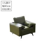 軽ラグジュアリー二人掛け直線型ソファ リビング向けシンプルデザインオイルワックスレザー qm-5616