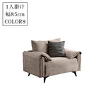 軽ラグジュアリー二人掛け直線型ソファ リビング向けシンプルデザインオイルワックスレザー qm-5616