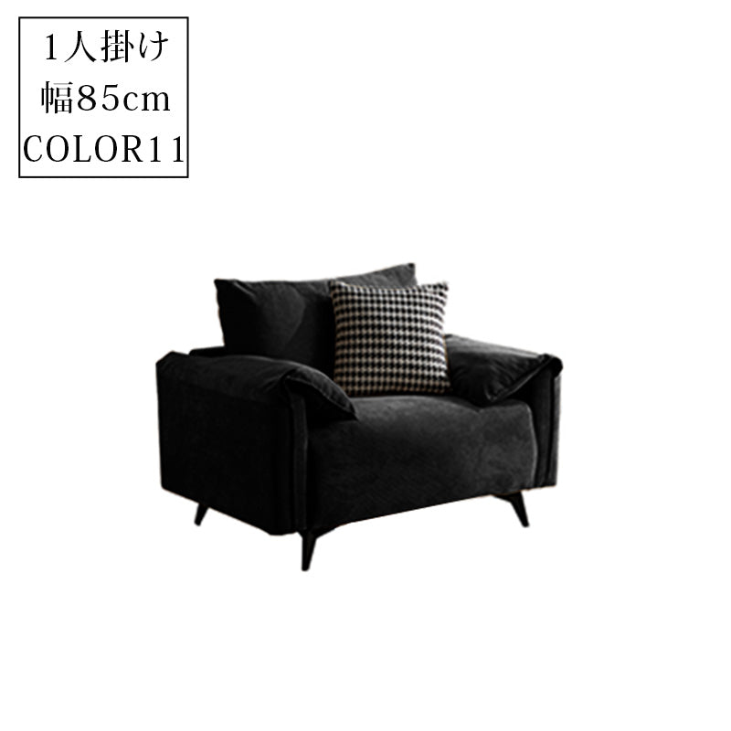 軽ラグジュアリー二人掛け直線型ソファ リビング向けシンプルデザインオイルワックスレザー qm-5616